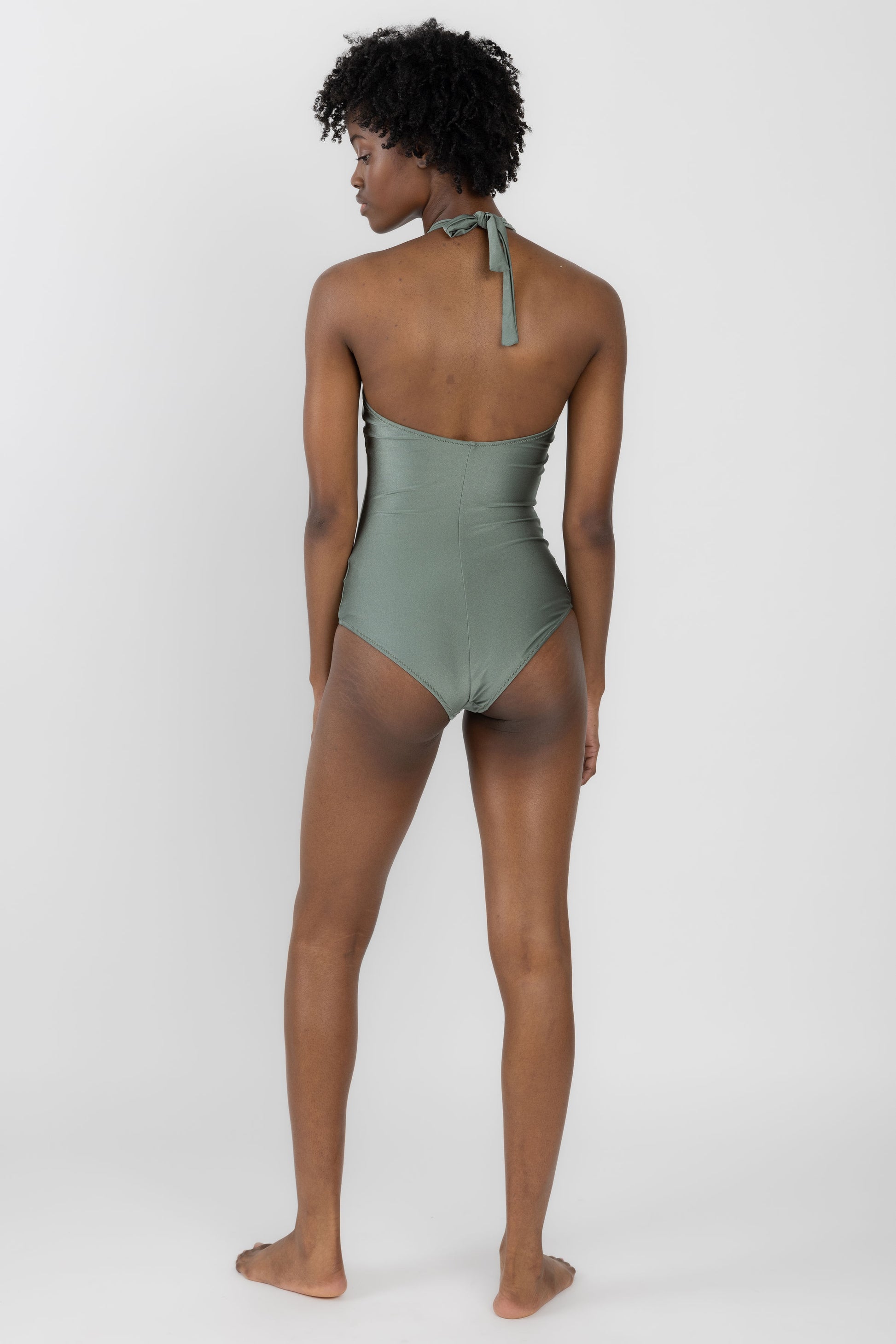 PELSO Tatra N°17.6 One Piece Swimsuit in Luminous Green