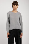 PRIVATE 0204 Bouclé Sweater in Heather Grey