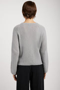 PRIVATE 0204 Bouclé Sweater in Heather Grey