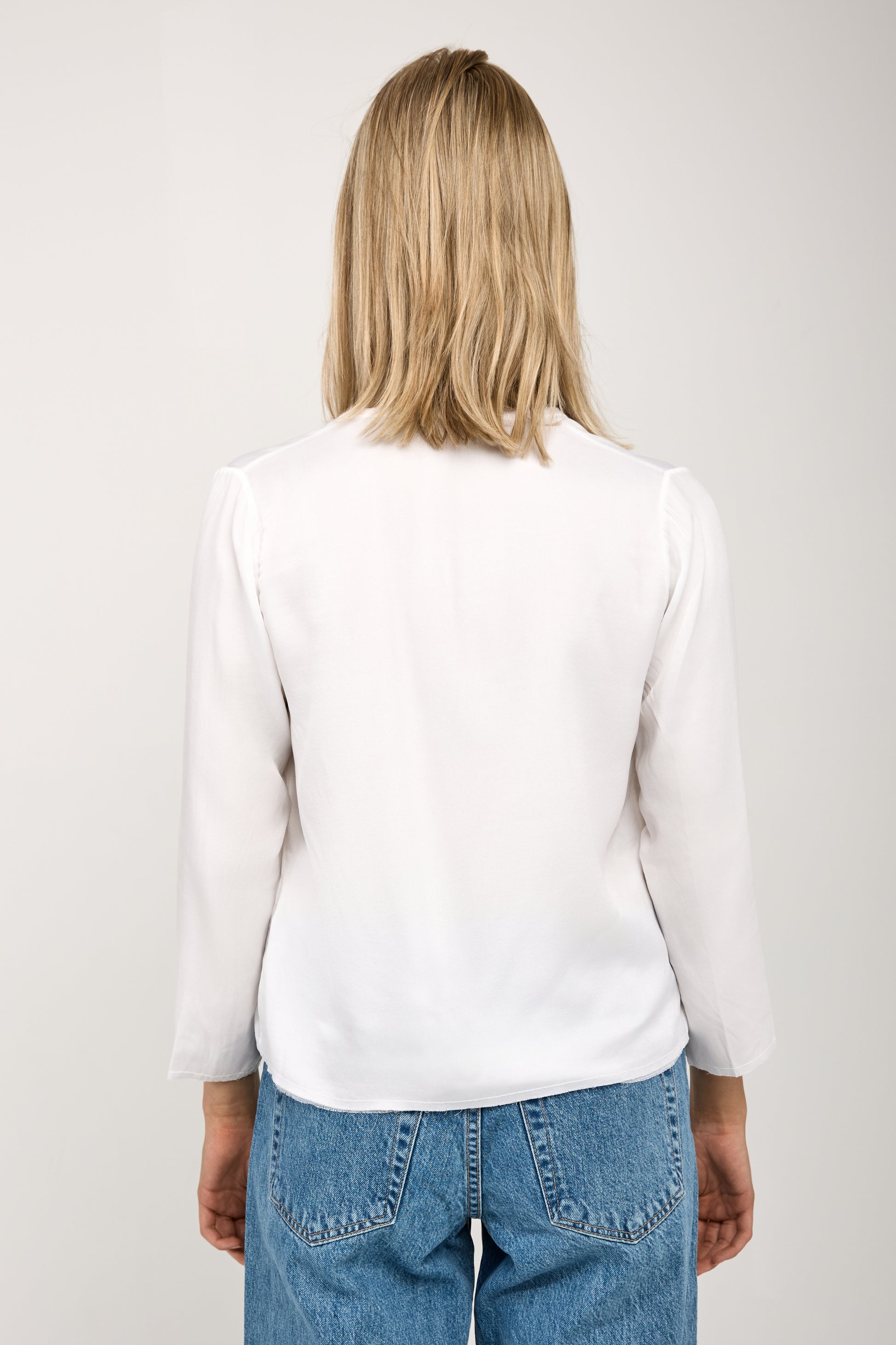 PRIVATE 0204 Reversible Cardigan Top in White