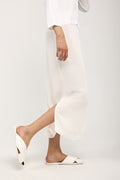 PRIVATE 0204 Silk Skirt in White