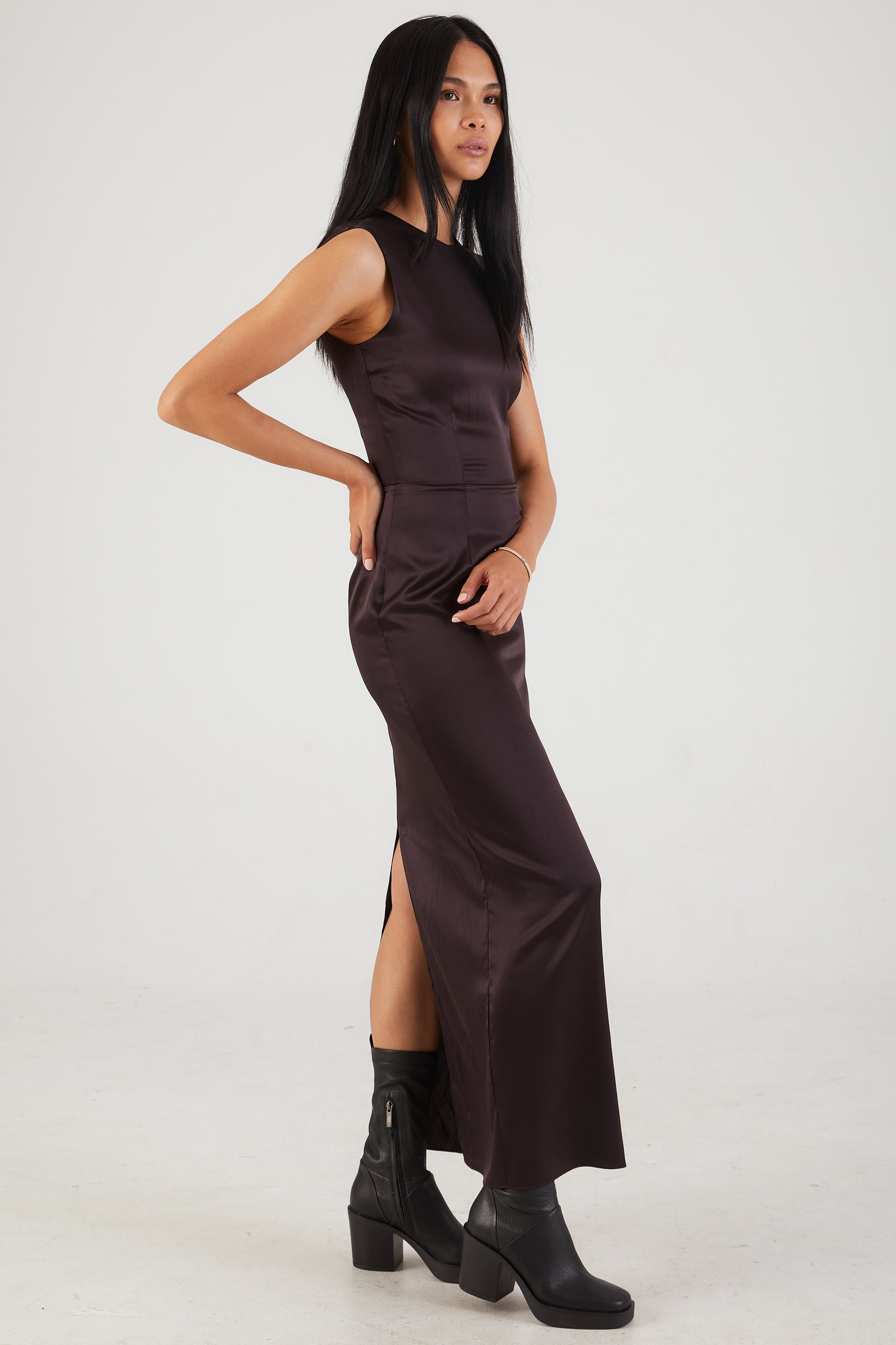 SABLYN Ila Silk Shift Dress in Oak Tree