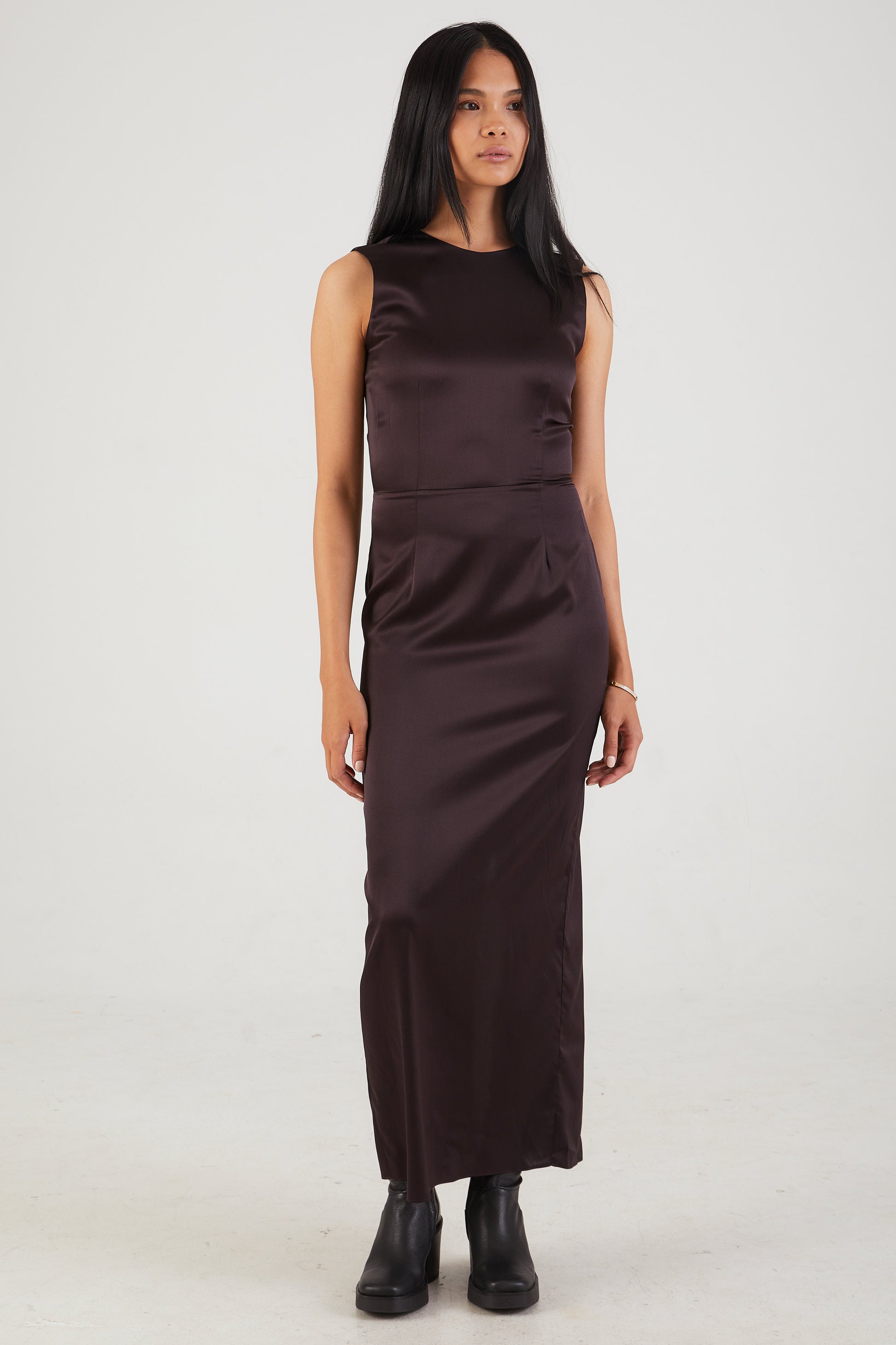SABLYN Ila Silk Shift Dress in Oak Tree