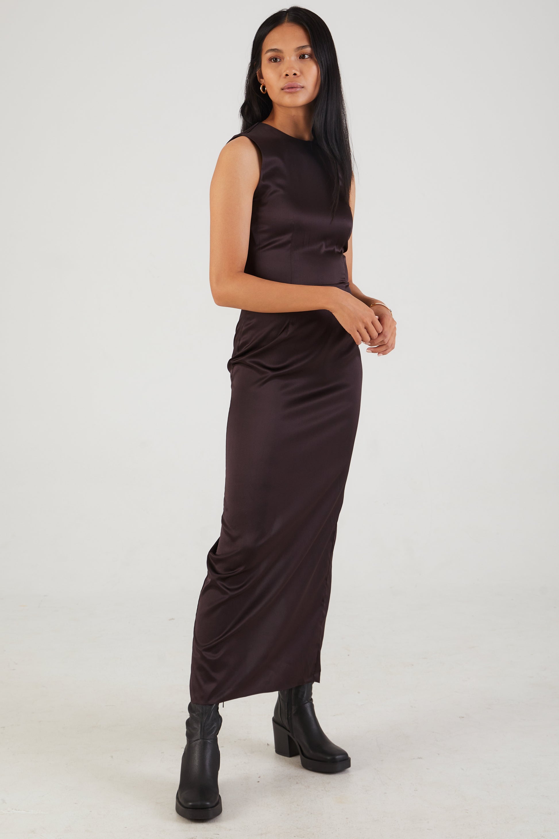 SABLYN Ila Silk Shift Dress in Oak Tree