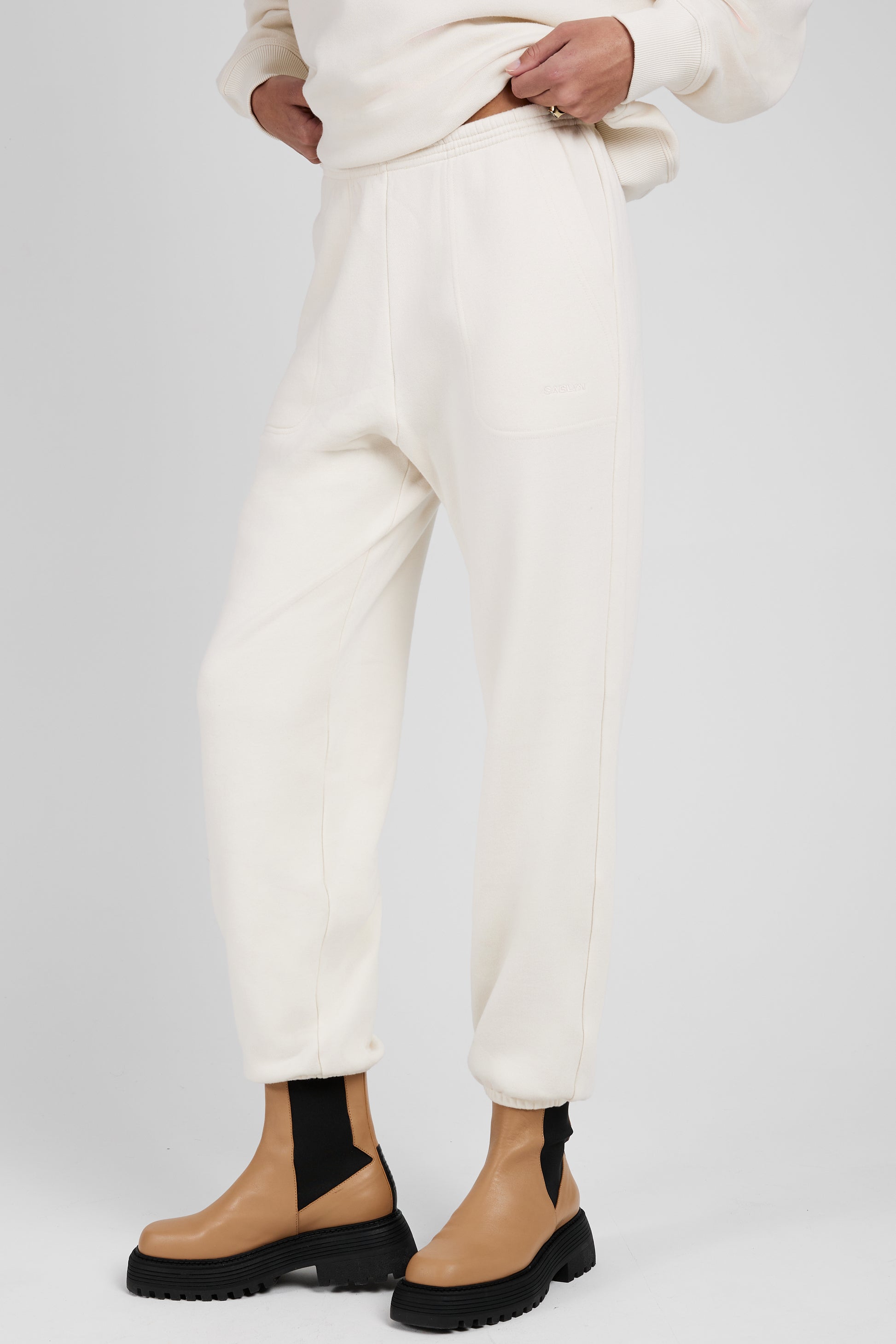 SABLYN Mason Sweatpant in Gardenia