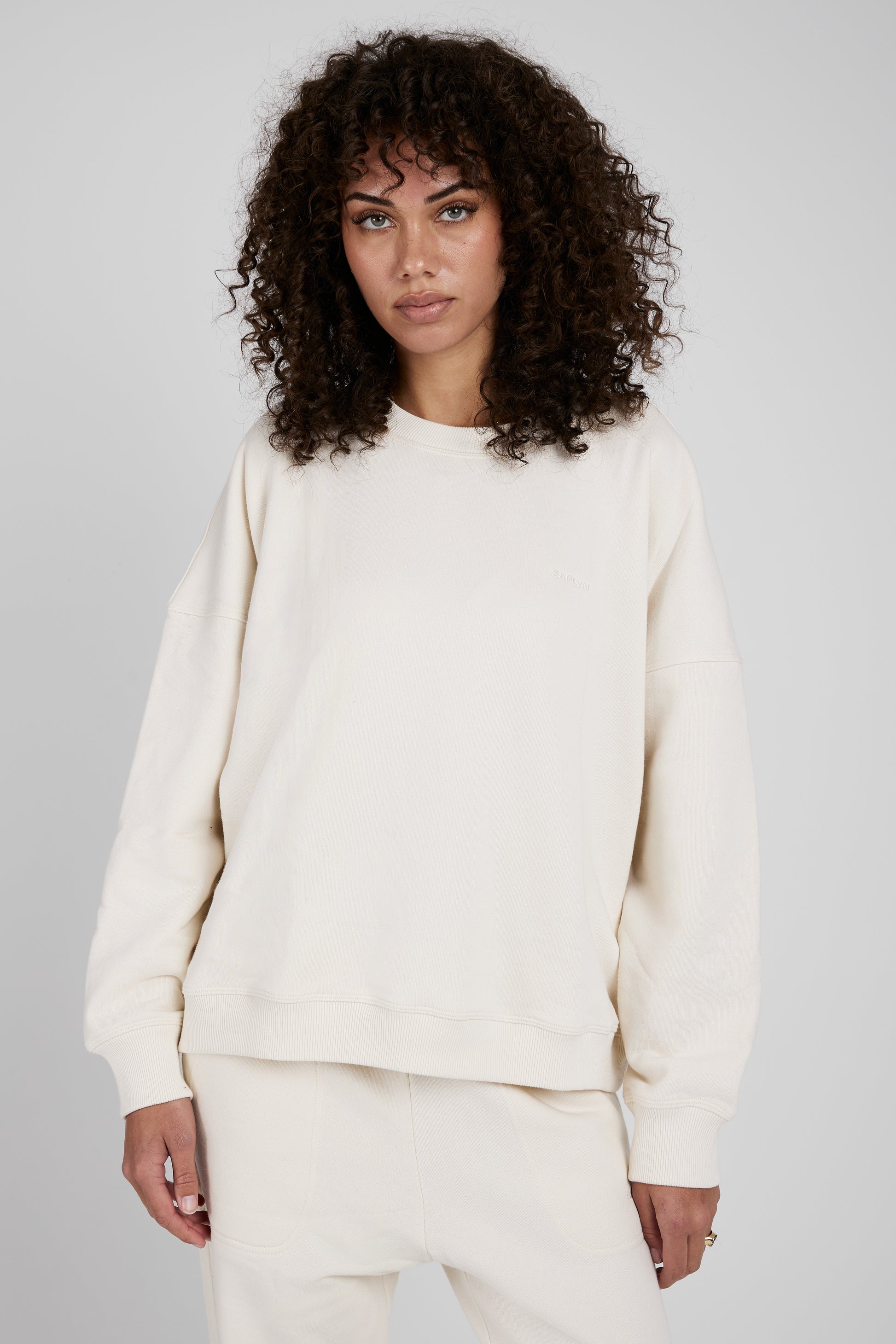 SABLYN Romy Classic Sweatshirt in Gardenia