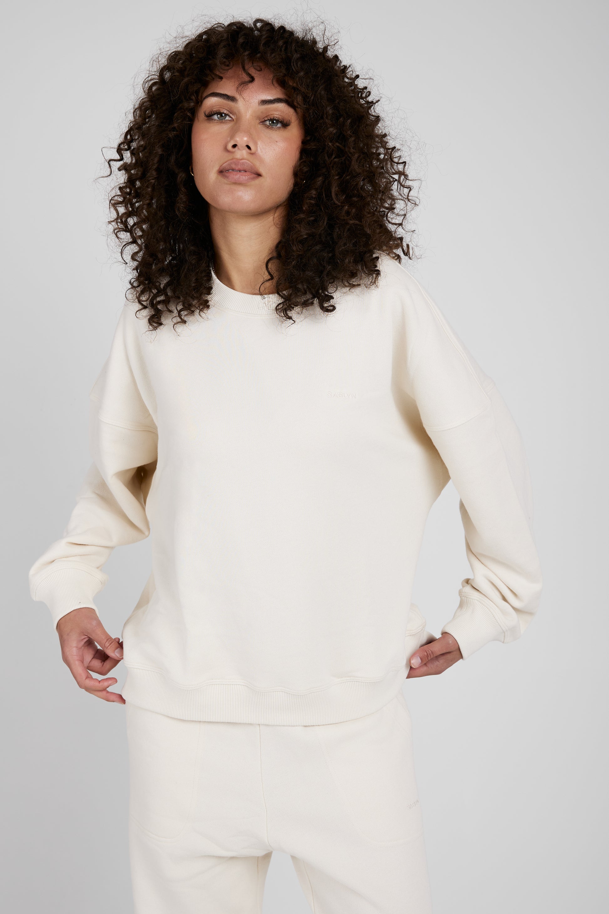 SABLYN Romy Classic Sweatshirt in Gardenia