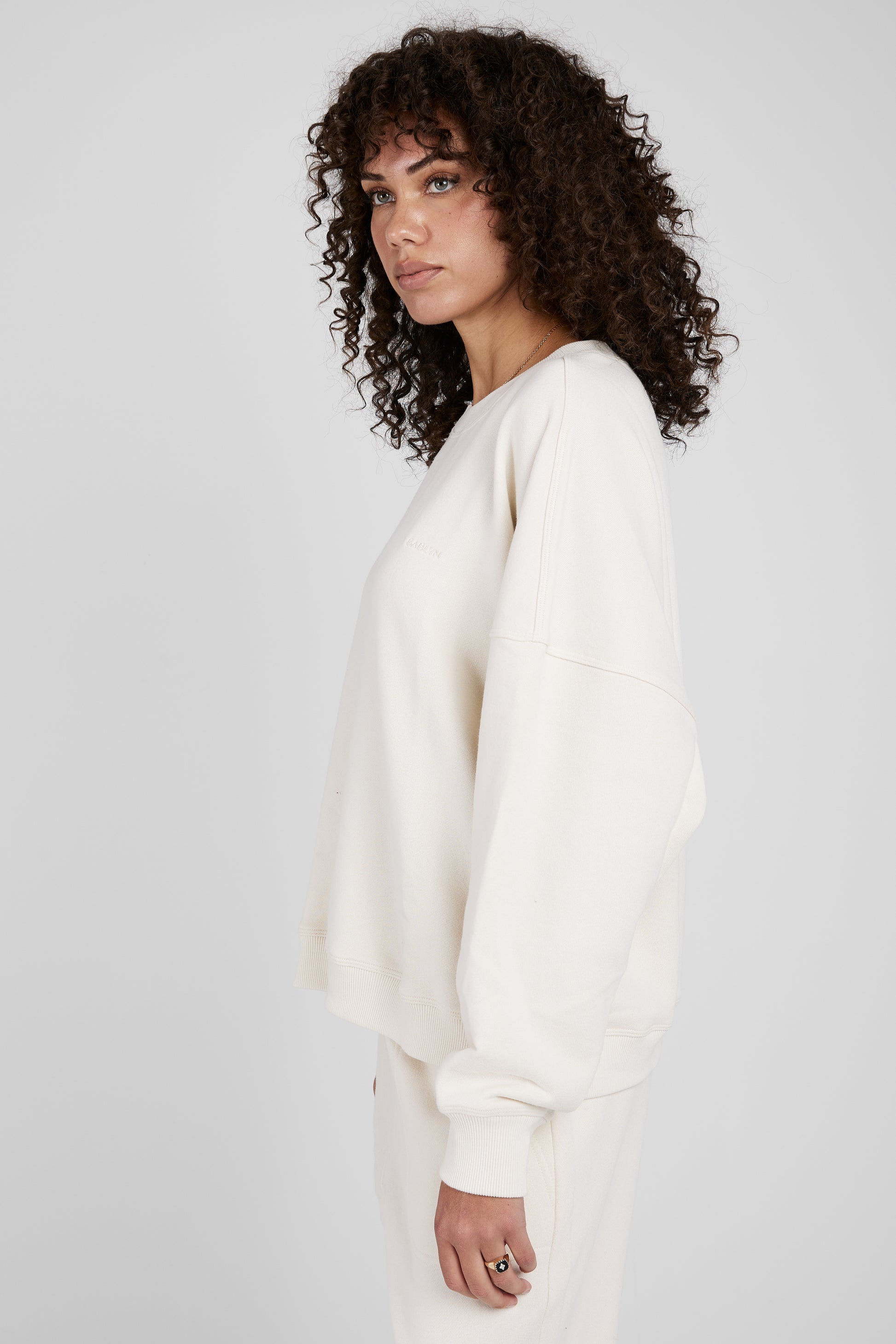 SABLYN Romy Classic Sweatshirt in Gardenia