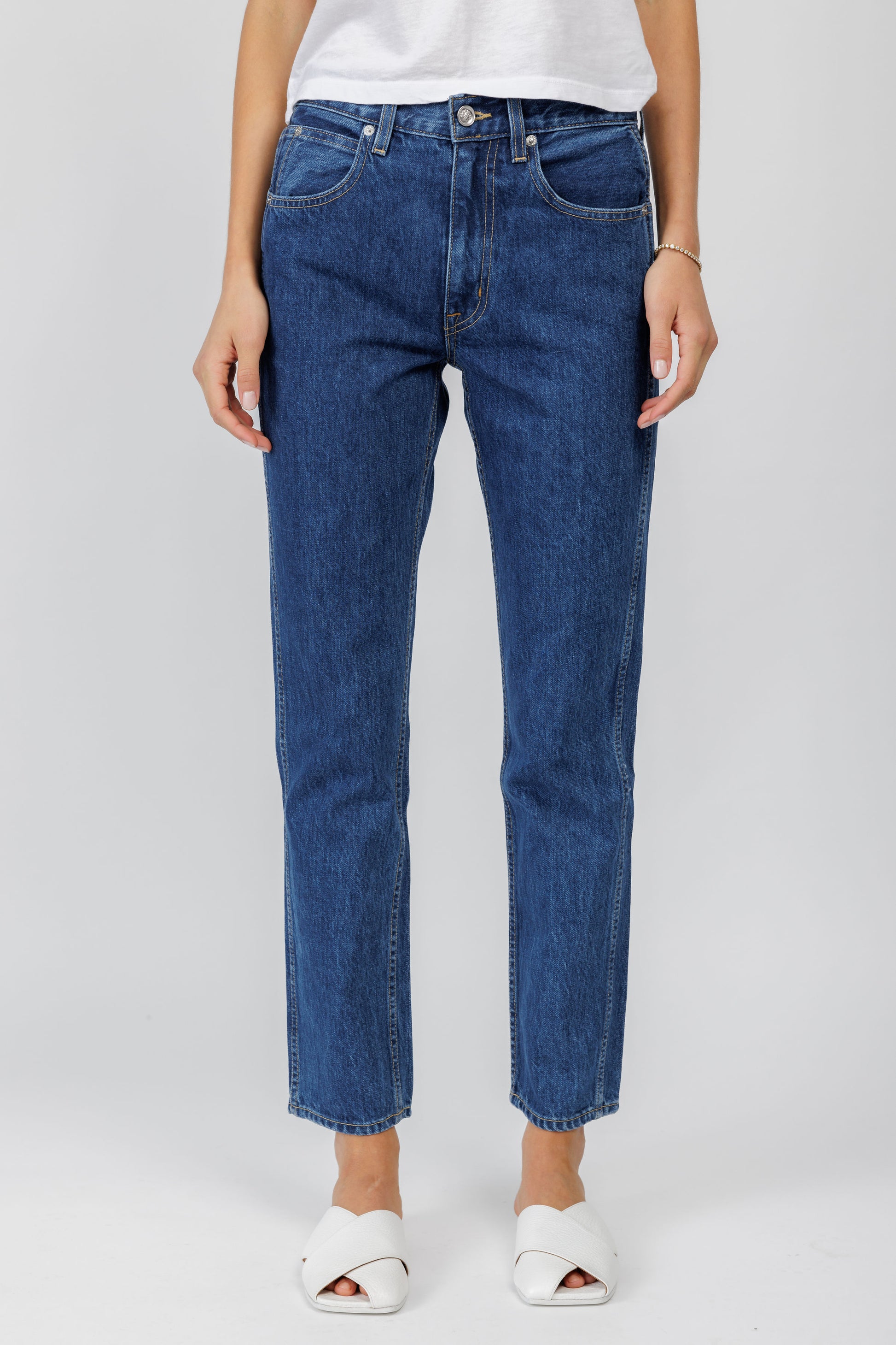 SLVRLAKE Virginia Slim Jean in Claremont