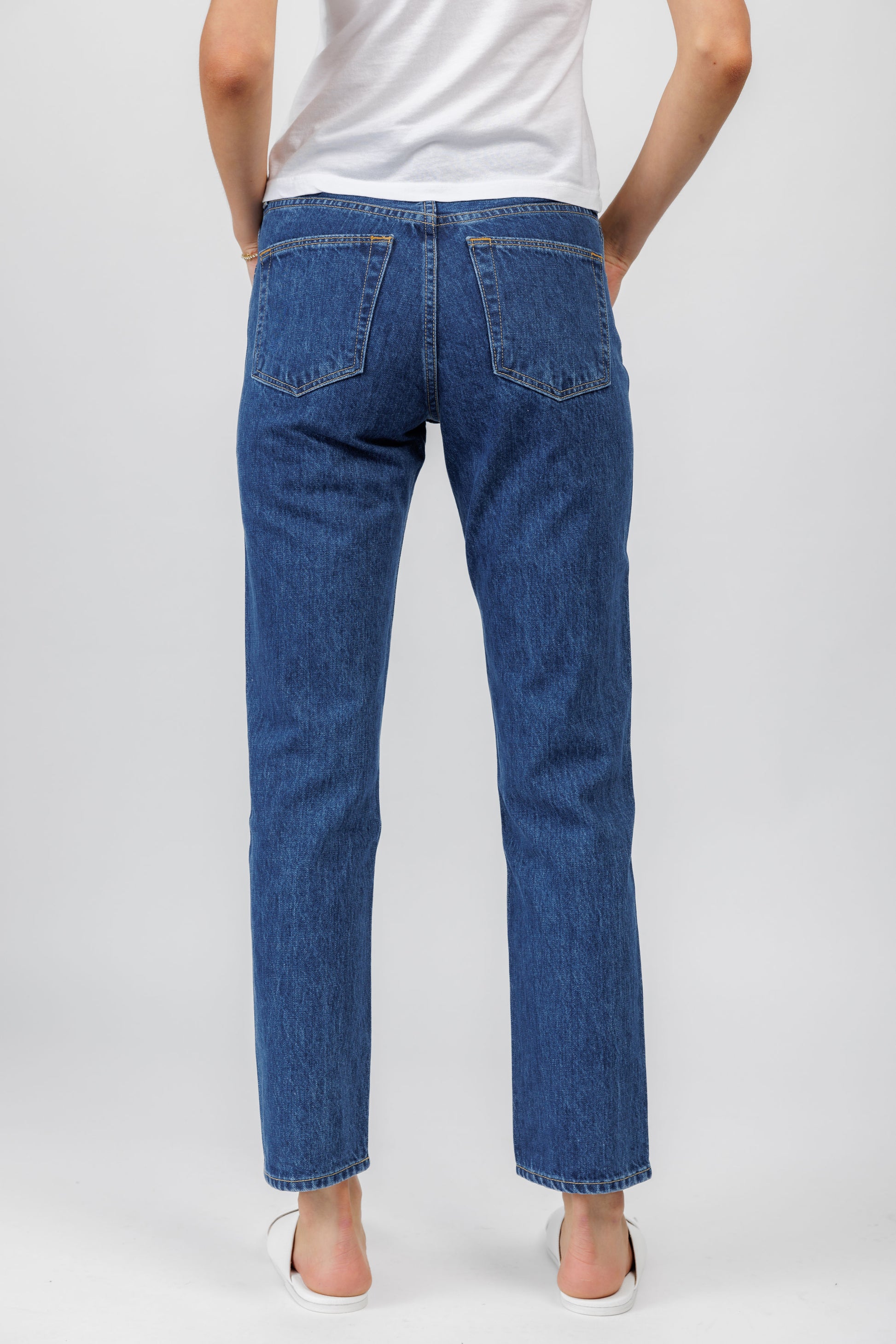 SLVRLAKE Virginia Slim Jean in Claremont