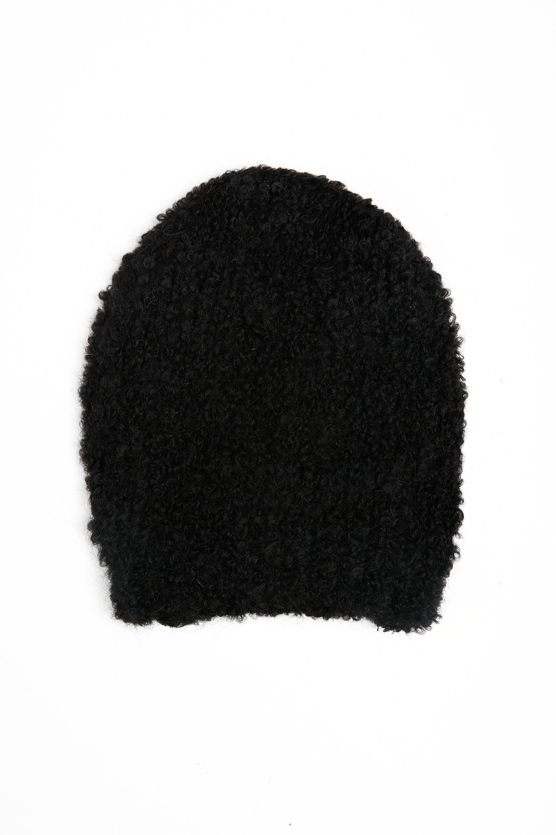 TANDEM Bouclé Hat in Black