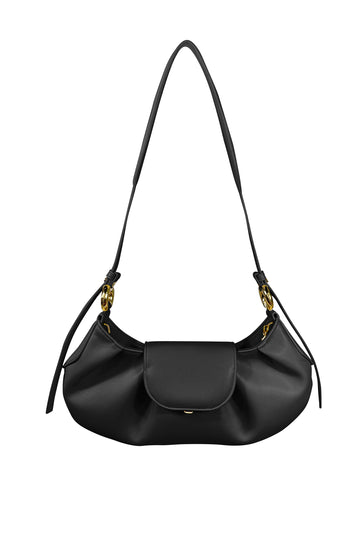 THEMOIRè Mimesi Vegan Shoulder Bag in Black