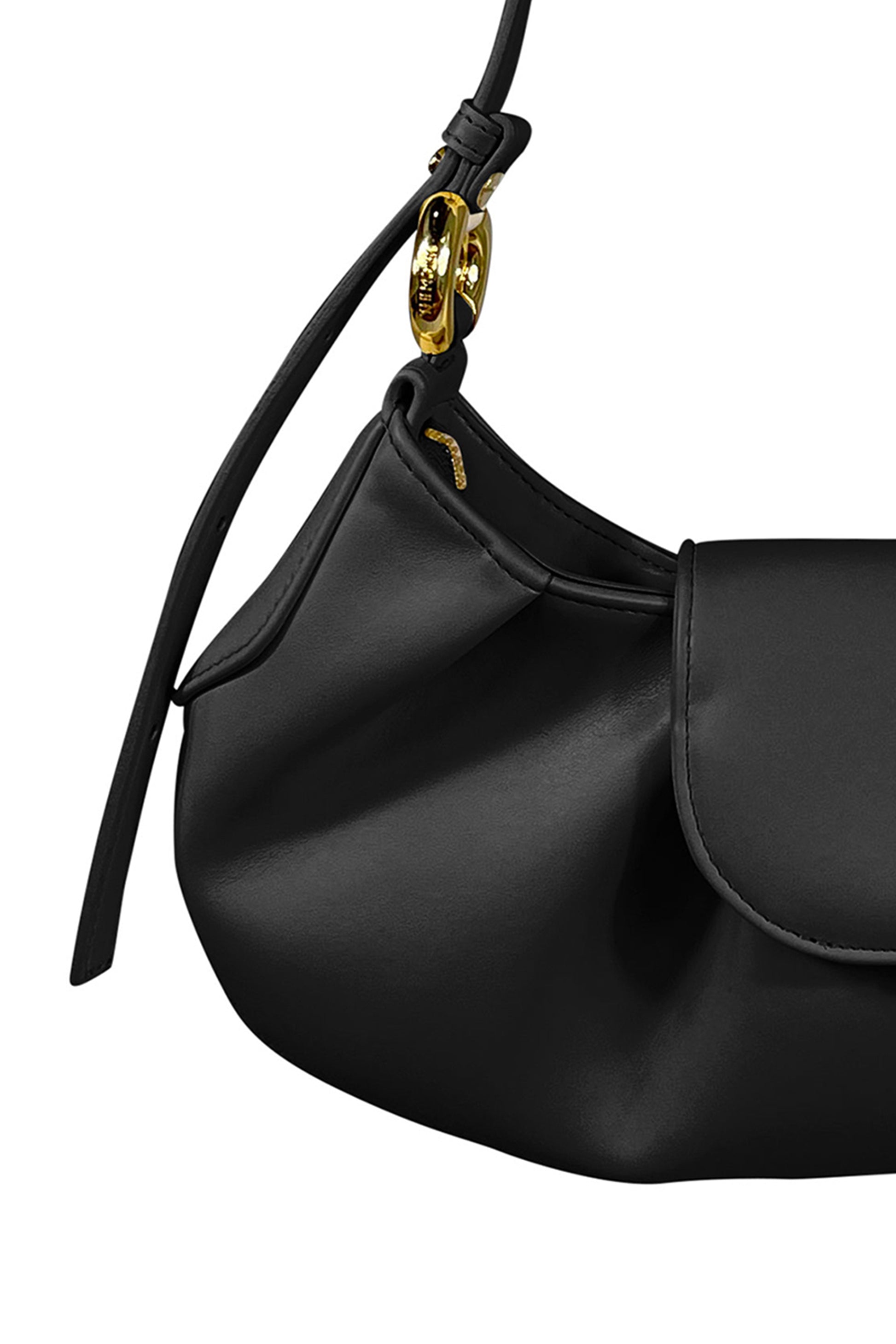 THEMOIRè Mimesi Vegan Shoulder Bag in Black