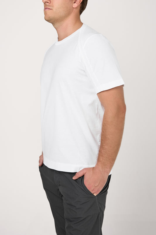 Cotton Jersey T-Shirt in Optical White