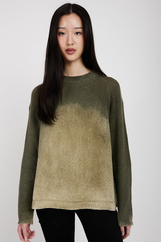 TRANSIT Crewneck Sweater in Forest