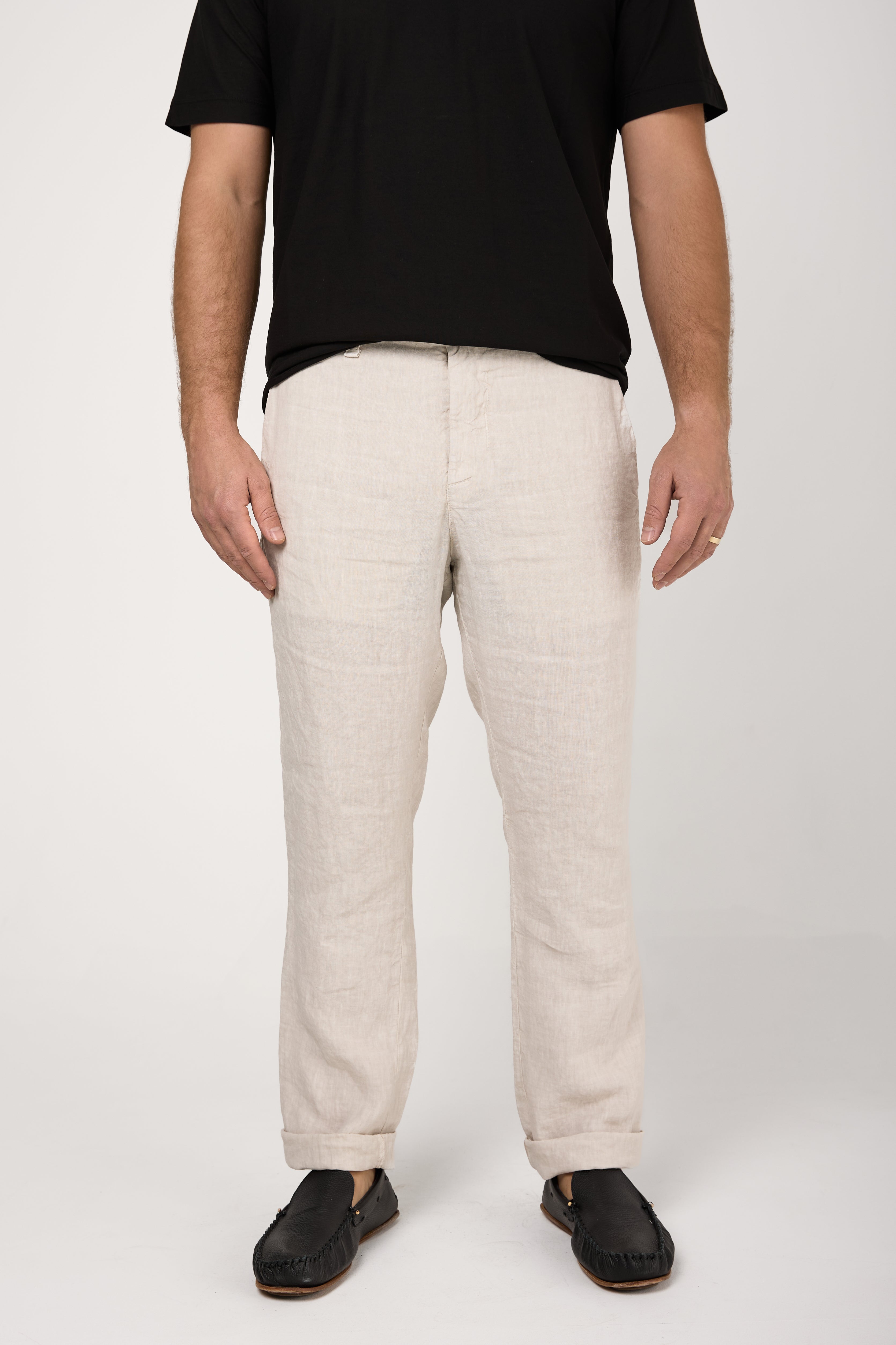 Linen Trousers in Stone
