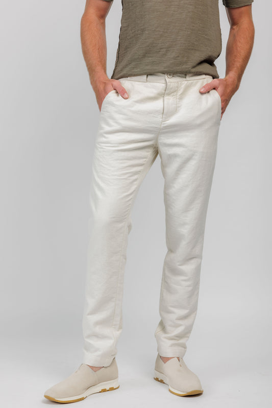 TRANSIT Tapered Leg Trouser Pant in Rope