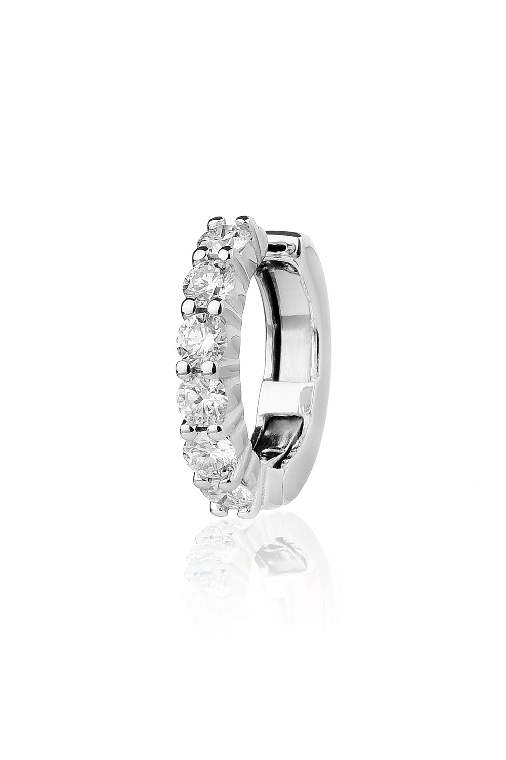 VELINA Diamond Ear Cuff in 18k White Gold