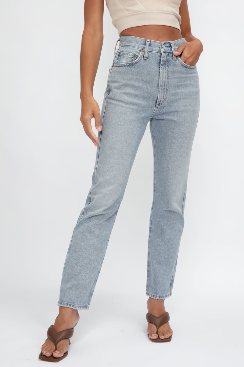 Pinch Waist Jean in Riptide T. Boutique