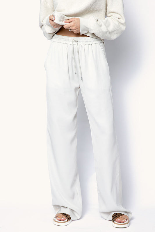 ATM Viscose Twill Pull-On Pant in Gesso