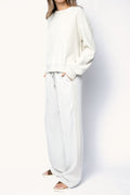ATM Viscose Twill Pull-On Pant in Gesso