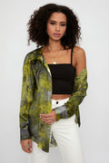 AVANT TOI Boreal Silk Shirt in Lichen