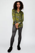 AVANT TOI Boreal Silk Shirt in Lichen