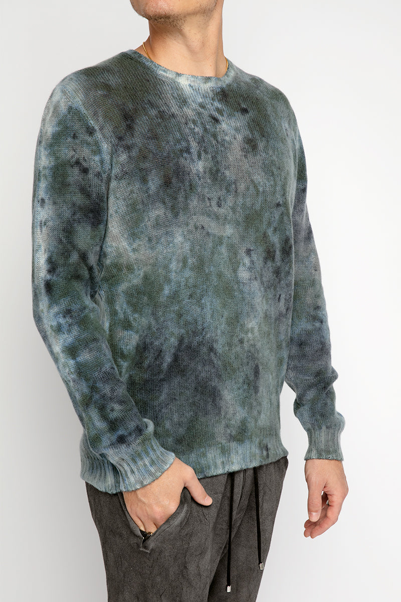 AVANT TOI Off Gauge Camouflage Pullover in Irish