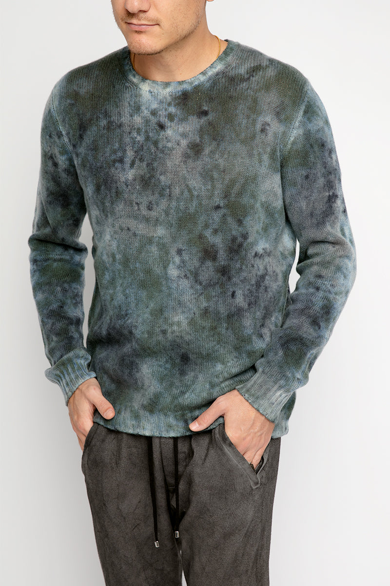 AVANT TOI Off Gauge Camouflage Pullover in Irish