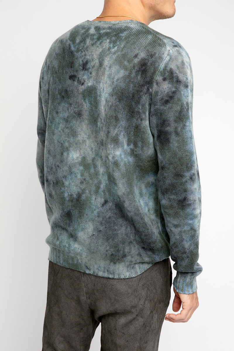 AVANT TOI Off Gauge Camouflage Pullover in Irish