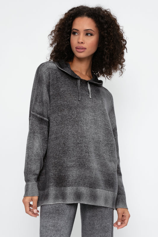 AVANT TOI Cashmere Hooded Pullover in Husky