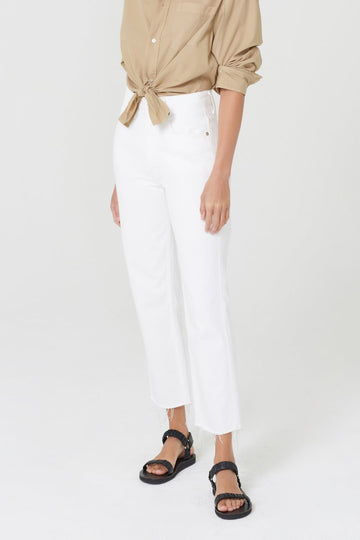 CITIZENS OF HUMANITY Daphne Crop High Rise Stovepipe Jean in Sail
