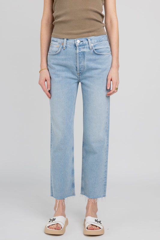 CITIZENS OF HUMANITY Florence Wide Leg Straight Jean in Scout