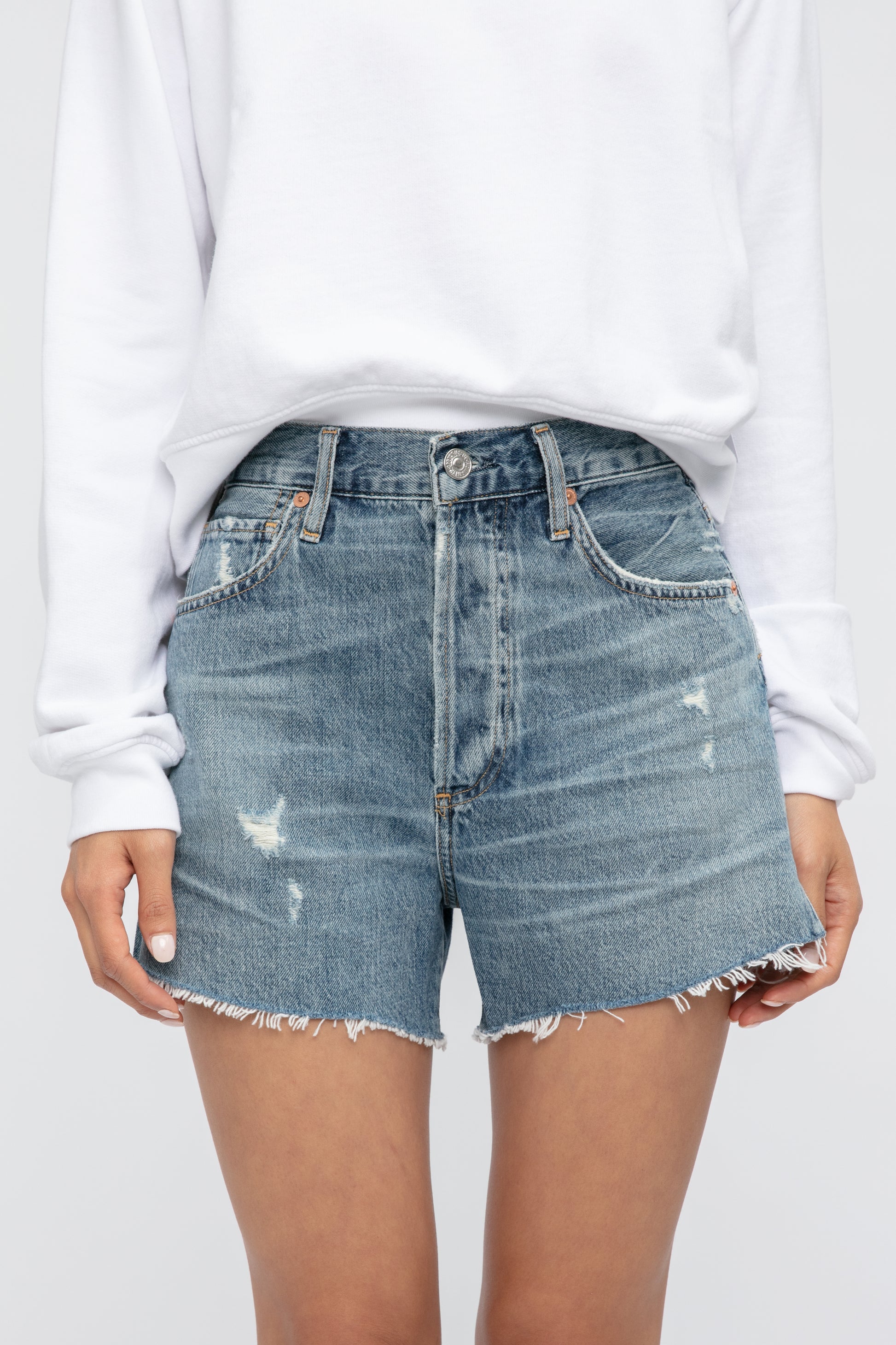 CITIZENS OF HUMANITY Marlow Short in Seaweed