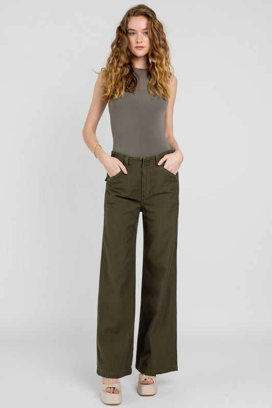 CITIZENS OF HUMANITY Paloma Utility Trouser in Tea Leaf