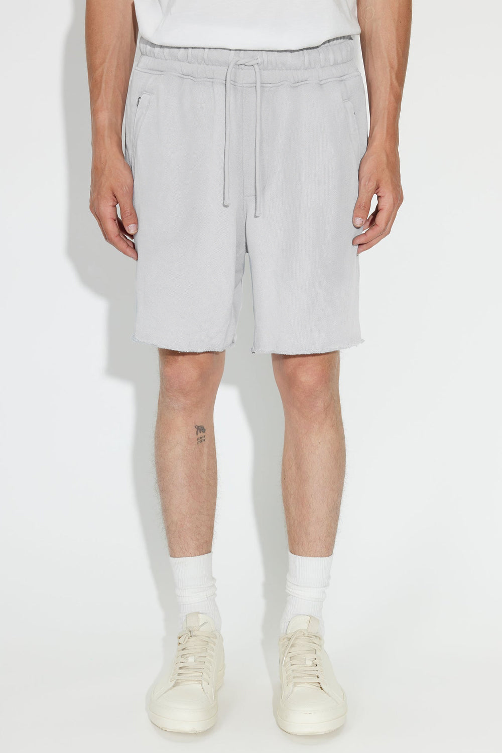 COTTON CITIZEN Bronx Short in Vintage White Stone