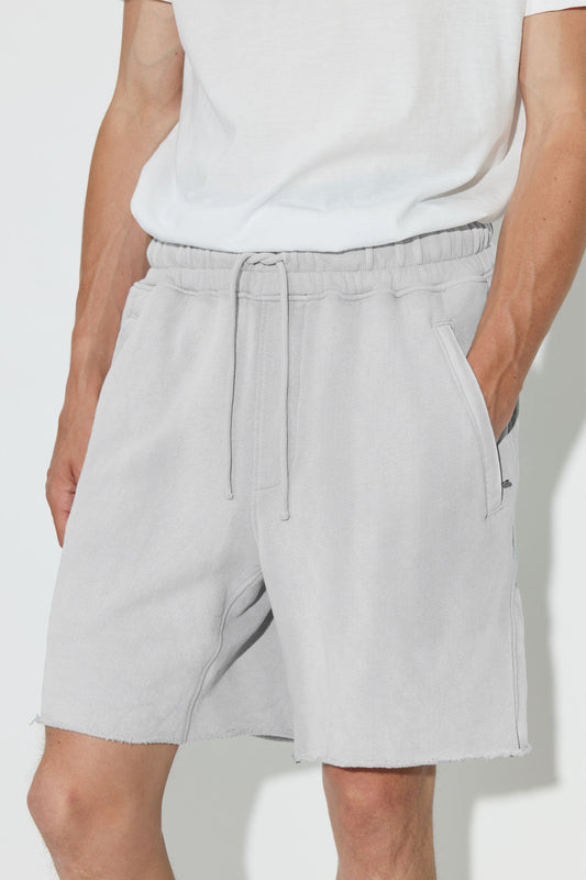 COTTON CITIZEN Bronx Short in Vintage White Stone