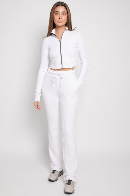 COTTON CITIZEN Brooklyn Trouser Pant in White