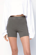 COTTON CITIZEN Ibiza Biker Short in Taupe