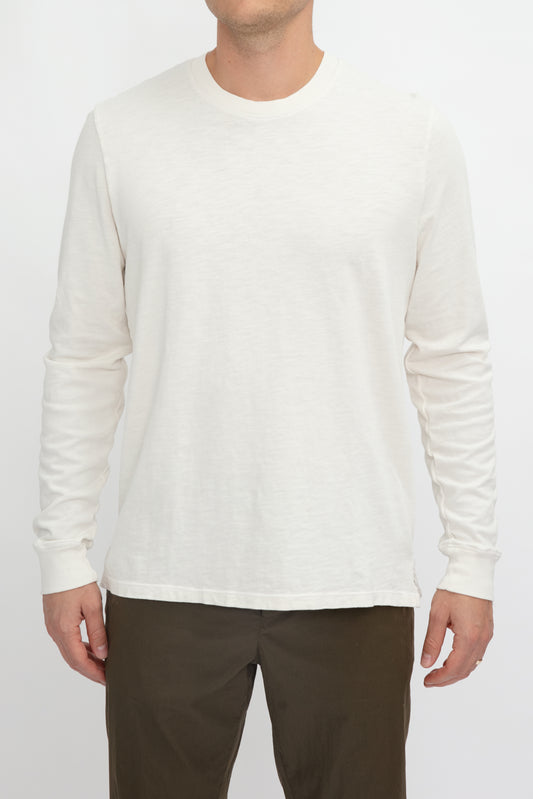 COTTON CITIZEN Presley Long Sleeve Shirt in Vintage Bone