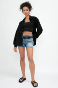 COTTON CITIZEN Santorini Shirt in Jet Black