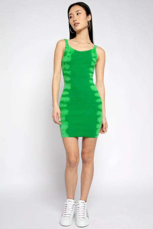 COTTON CITIZEN Verona Tank Dress in Kelly Green Fog