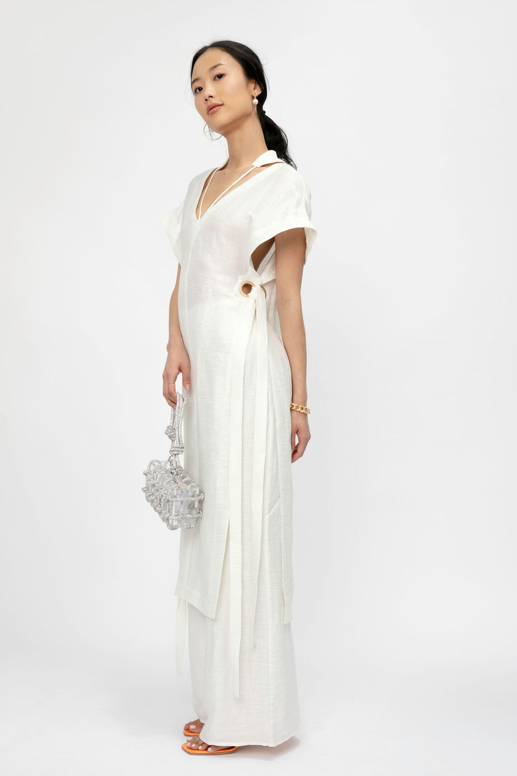 CULT GAIA Aston Tunic Top in Off White