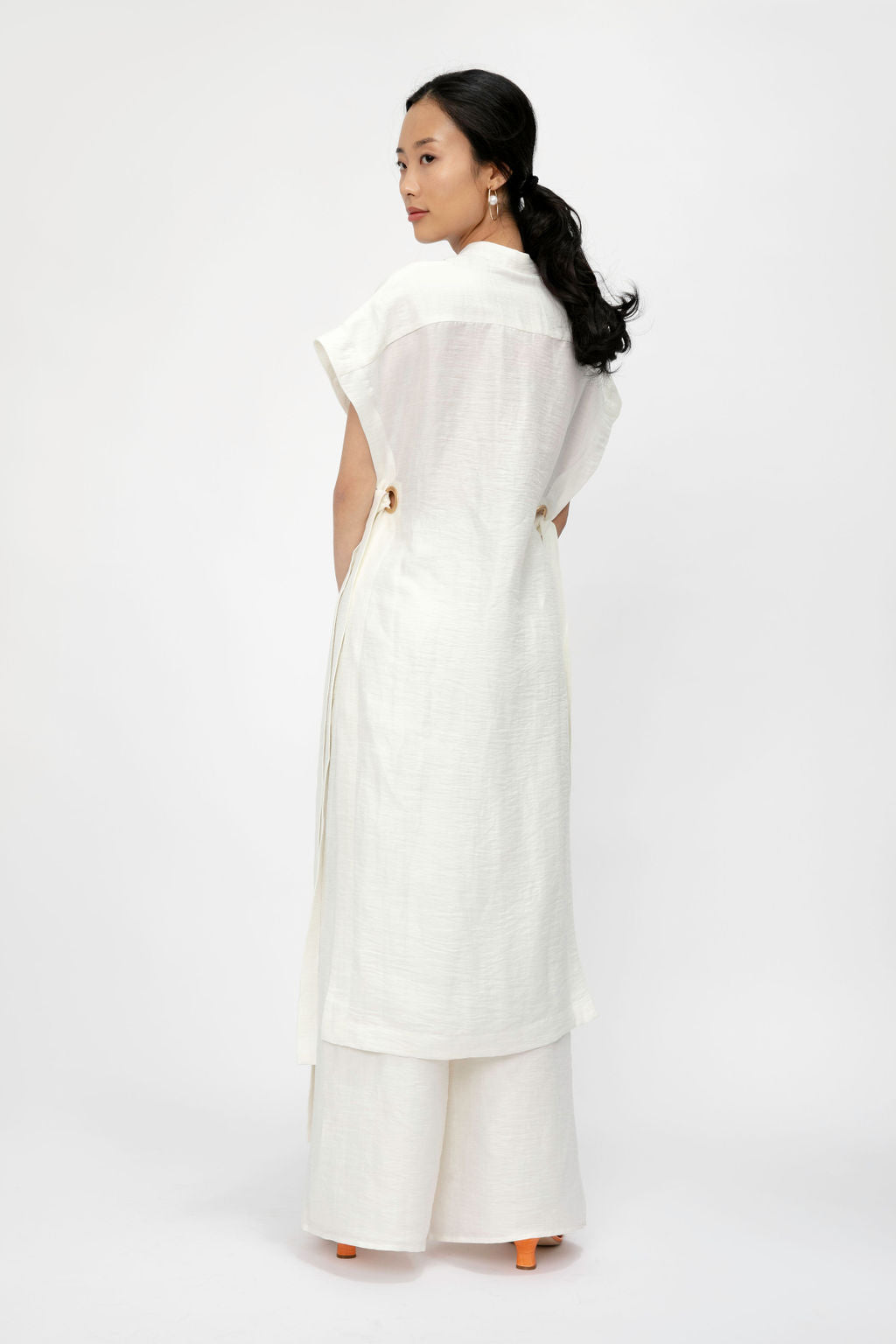 CULT GAIA Aston Tunic Top in Off White
