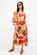 CULT GAIA Ida Dress in Painted Floral