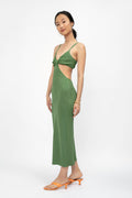 CULT GAIA Serita Knit Dress in Basil