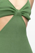 CULT GAIA Serita Knit Dress in Basil