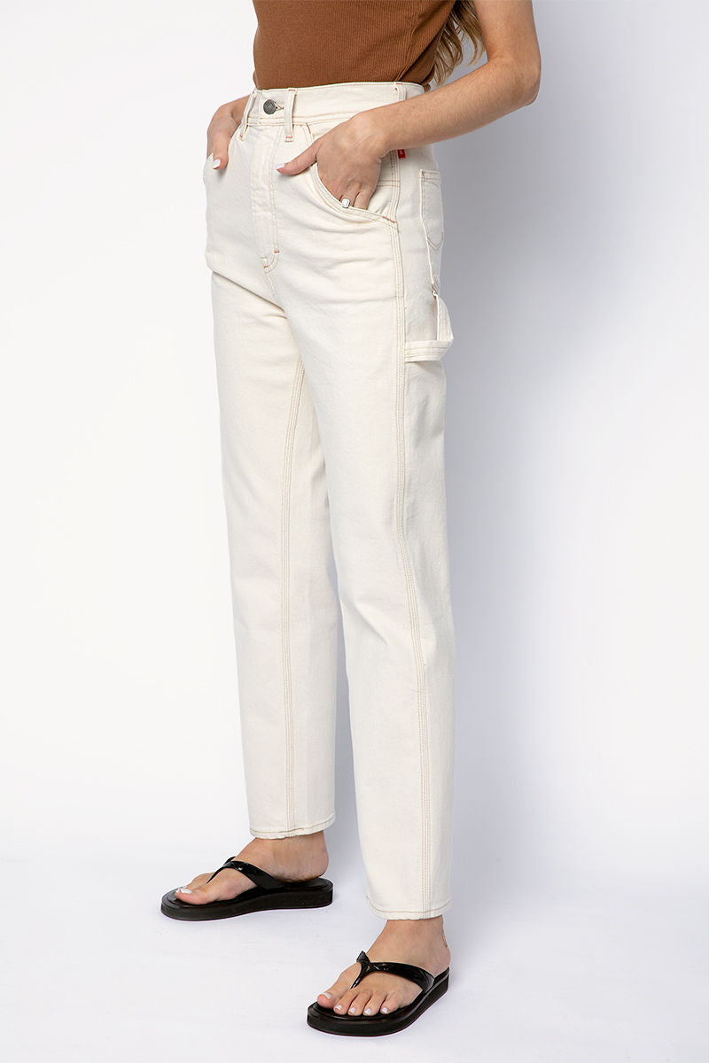 DENIMIST Chapel Carpenter Pant in Ecru