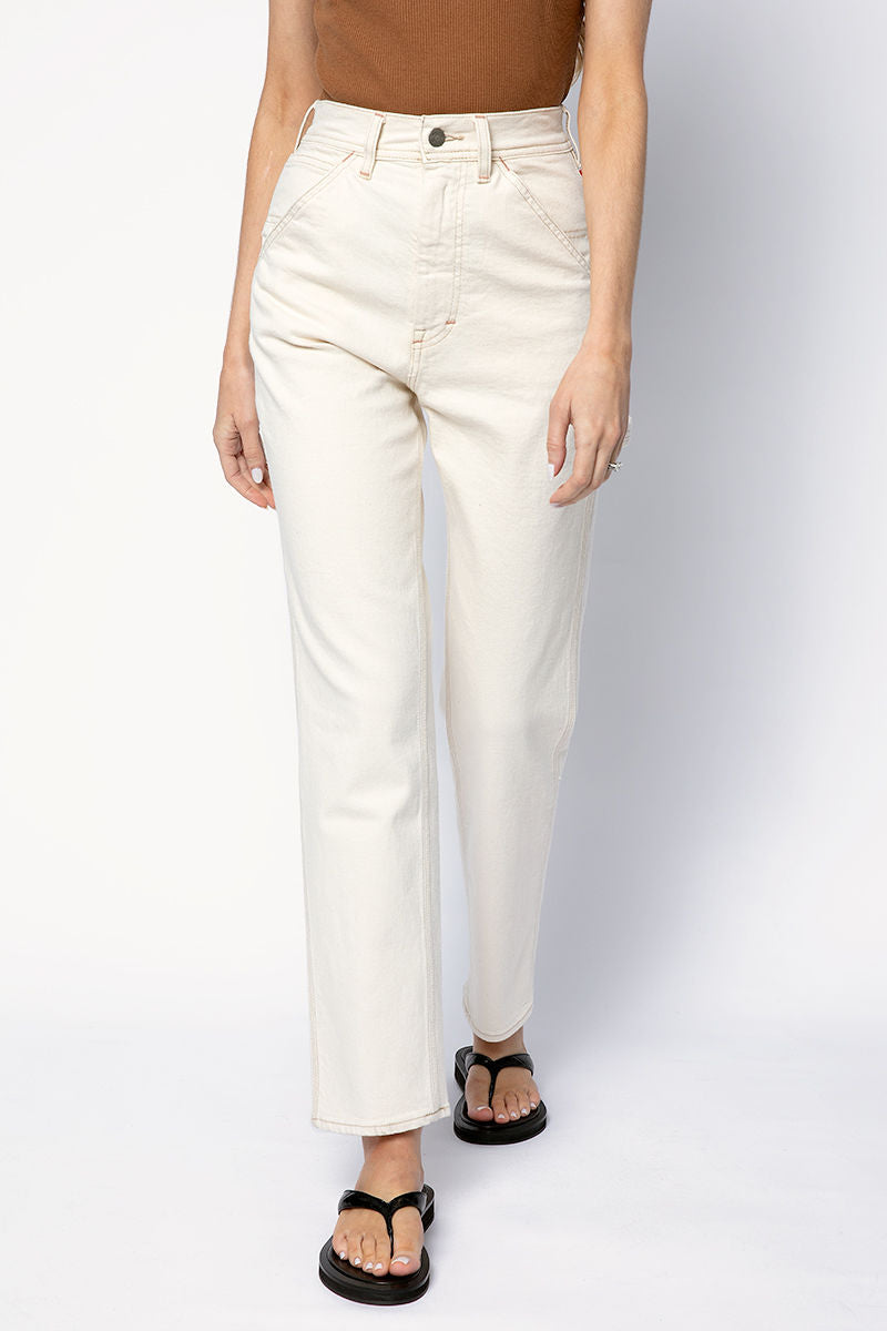 DENIMIST Chapel Carpenter Pant in Ecru