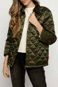 DENIMIST Quilted Jacket in Olive